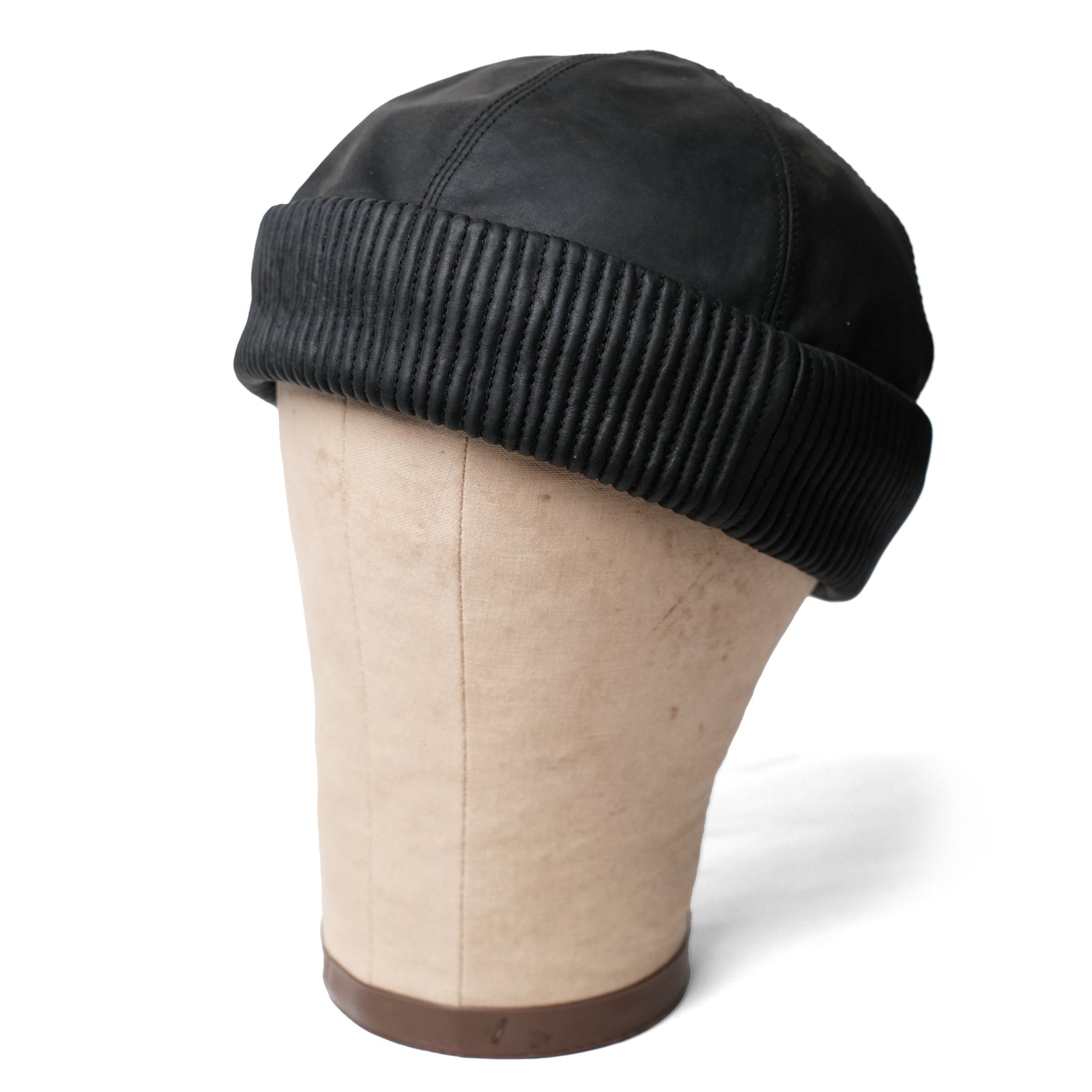 天神ワークス　JODHPURS CAP: CH03 キャップ　M レザー　牛革 Jodhpurs Cap: CH03 – 天神ワークス