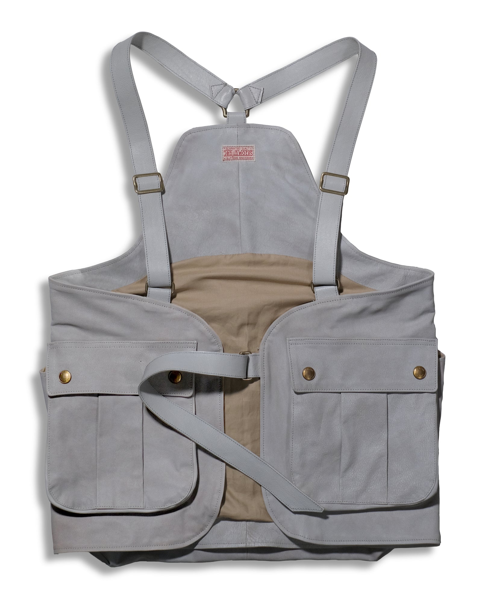 極美品　天神ワークス　CRAFTSMAN VEST CV02 レザーベスト CRAFTSMAN VEST:CV02 | 天神ワークス