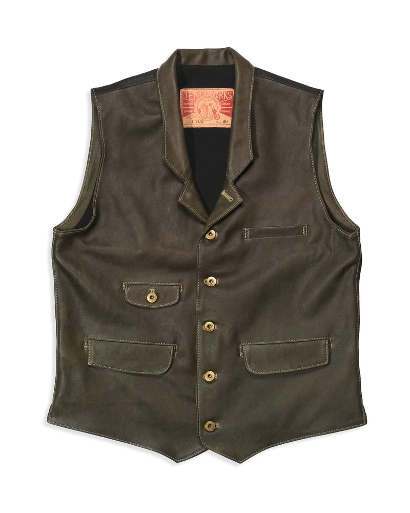 RRL Burman Work Vest ワークベスト バック刺繍 超希少 CRAFTSMAN VEST:CV02 | Tenjin Works – 天神ワークス
