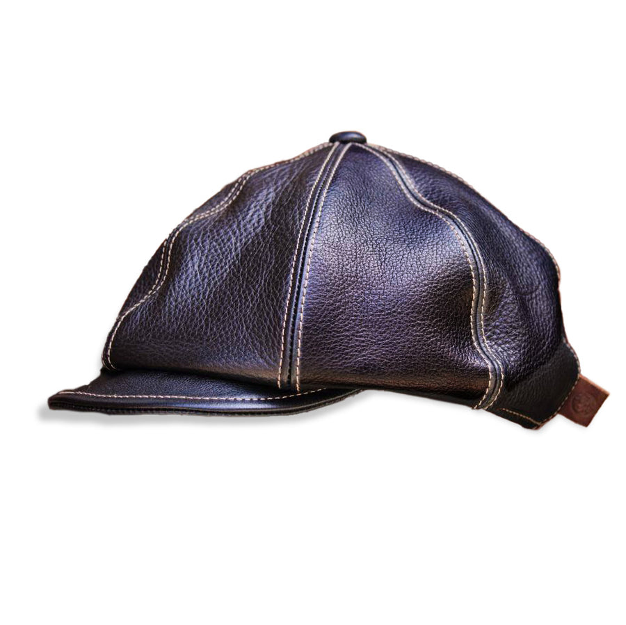 天神ワークス　JODHPURS CAP: CH03 キャップ　M レザー　牛革 Jodhpurs Cap: CH03 – 天神ワークス