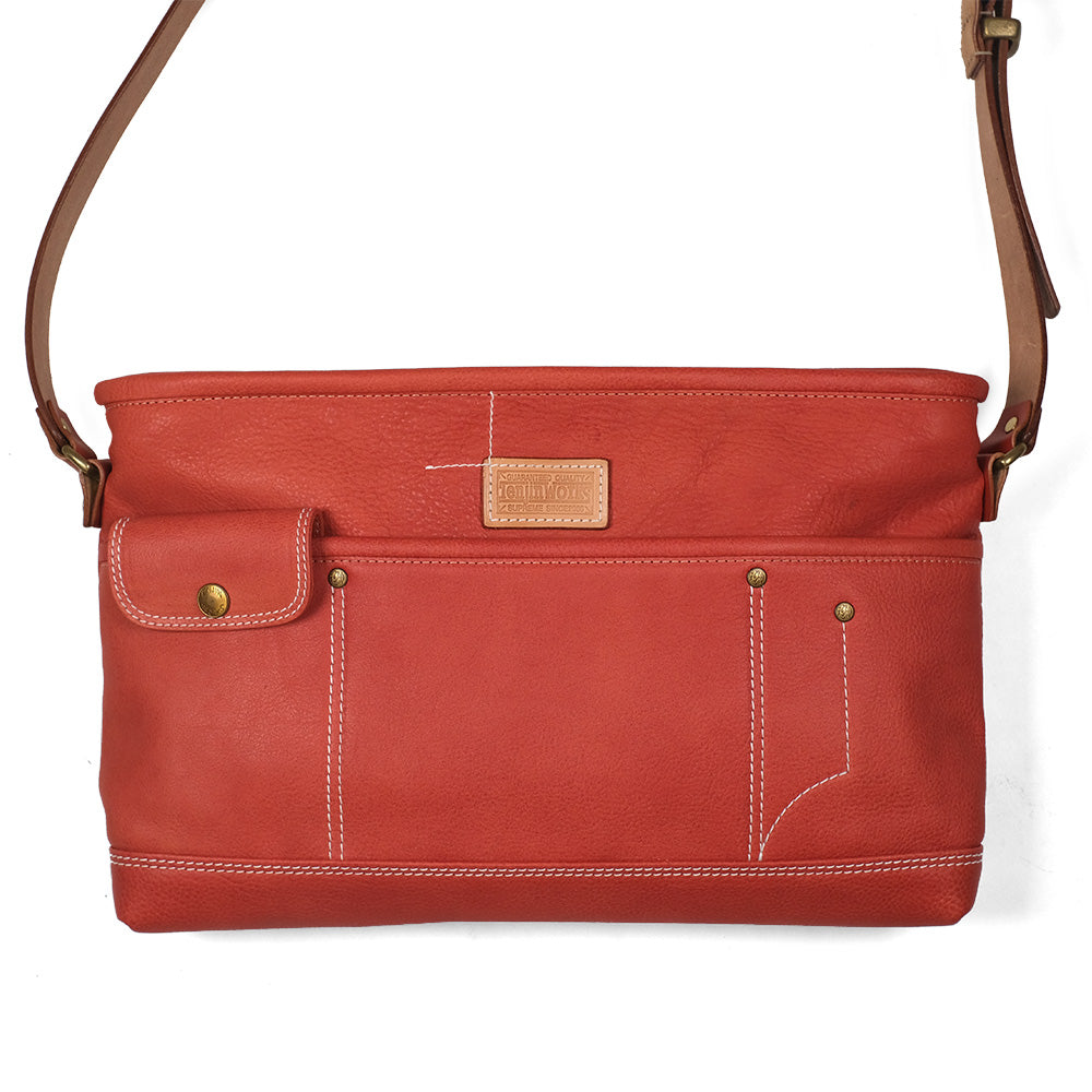 バッグ 21SS/LEATHER PACTHWORK POUCH Olive2.jpg?v=1717016630