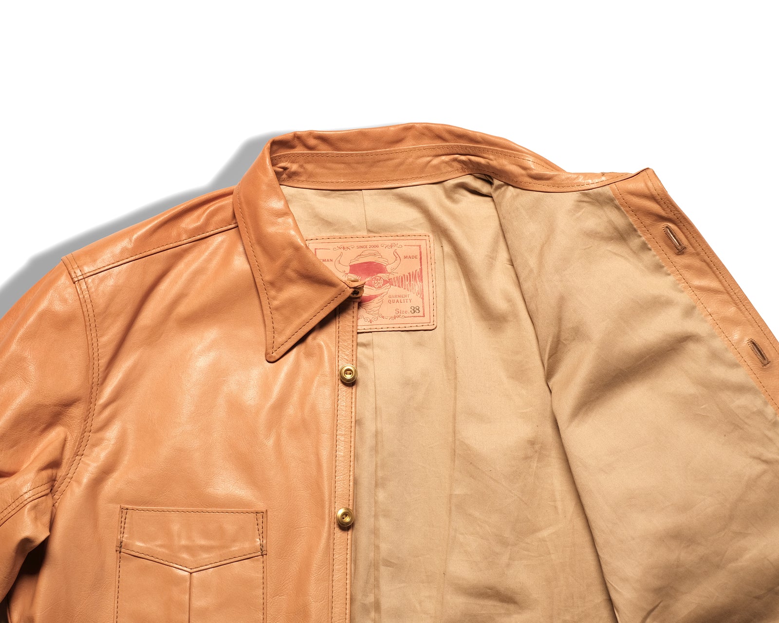 LEATHER WORK SHIRT WS03 | 天神ワークス